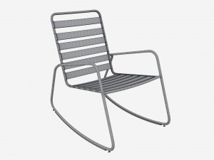 Argos Home Steel Garden Rocking Chair Modelo 3D