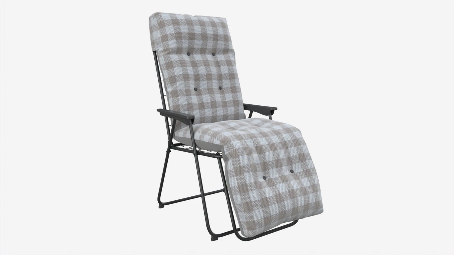 Argos Metal Folding Sun Lounger 3D Model .c4d .max .obj .3ds .fbx .stl .blend