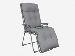 Argos Metal Folding Sun Lounger Model 3D