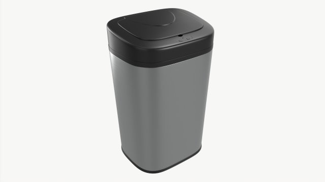 Automatic Sensor Trash Can 3D 모델 .c4d .max .obj .3ds .fbx .stl .blend 