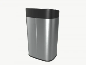 Automatic Sensor Trash Can 3D Model