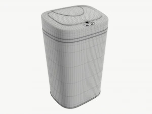 Automatic Sensor Trash Can 3D Model