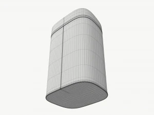 Automatic Sensor Trash Can 3D Model