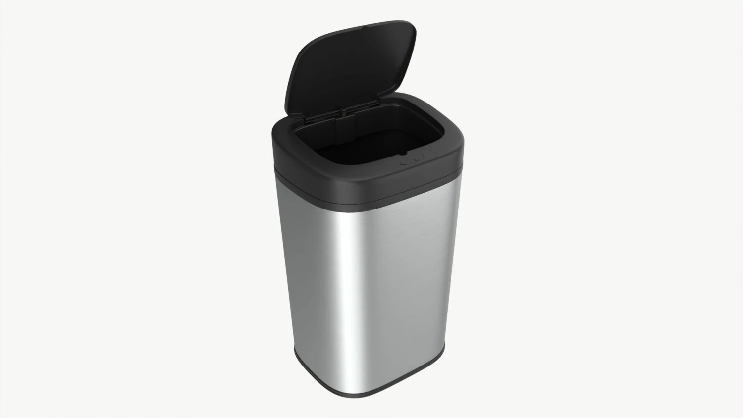 Automatic Sensor Trash Can Open 3D Model .c4d .max .obj .3ds .fbx .stl .blend 