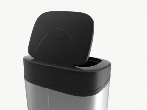 Automatic Sensor Trash Can Open 3D Model