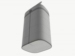 Automatic Sensor Trash Can Open 3D Model