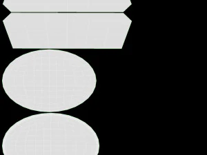 Automatic Sensor Trash Can Open 3D Model