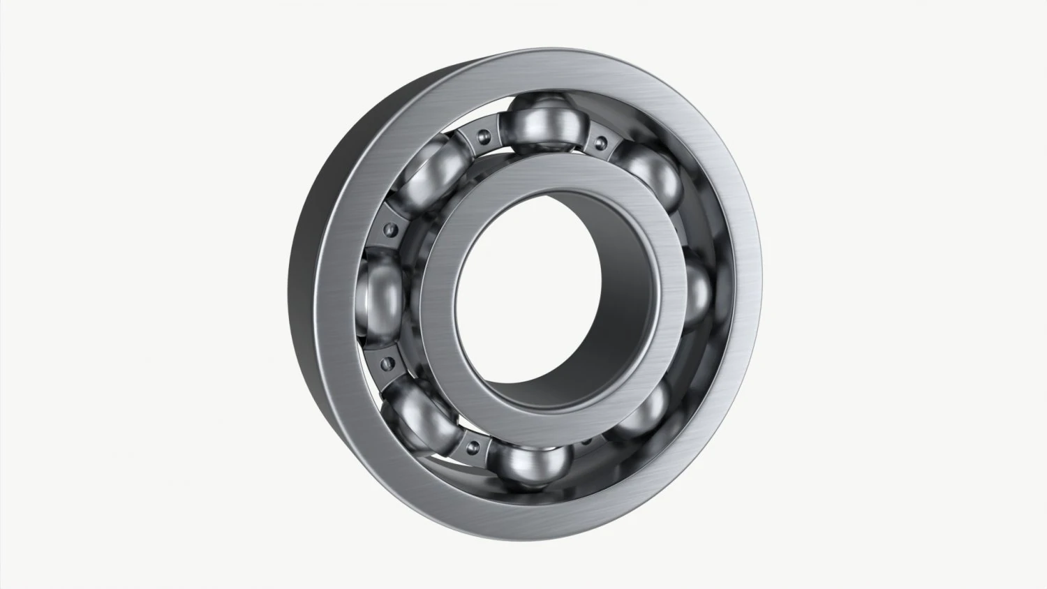 Ball bearing metal 01 3D Model .c4d .max .obj .3ds .fbx .stl .blend 