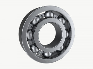 Ball bearing metal 01 3D Model