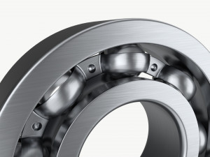 Ball bearing metal 01 Modelo 3D