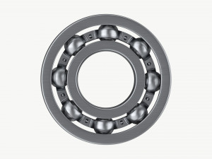 Ball bearing metal 01 Modelo 3D