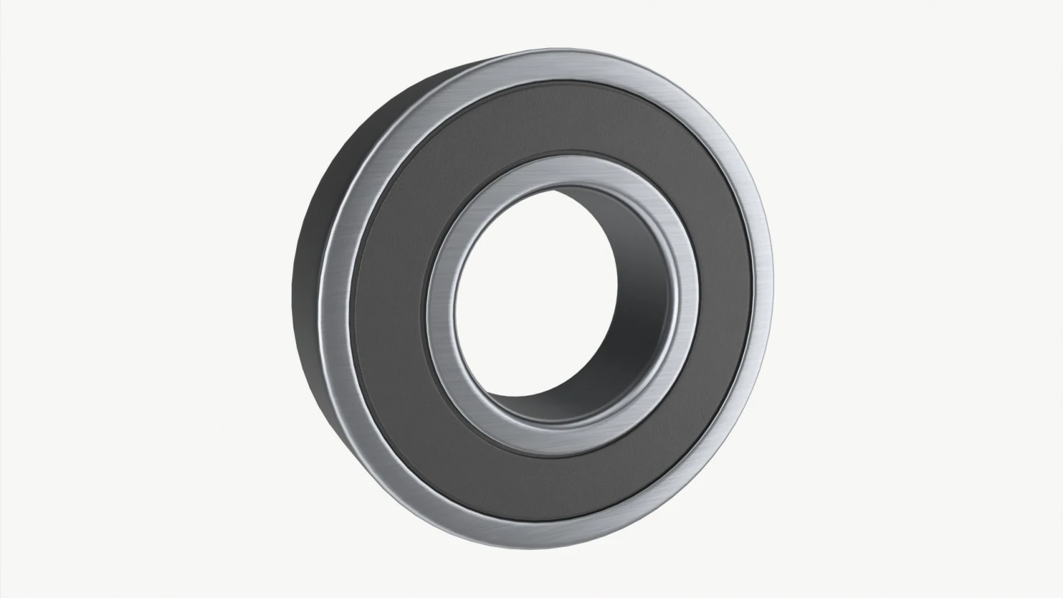 Ball bearing metal 02 3D Model .c4d .max .obj .3ds .fbx .stl .blend 