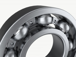 Ball bearing metal 02 Model 3D