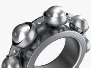 Ball bearing metal 02 Model 3D
