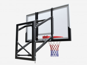 Basketball Shield With A Basket 3D मॉडल