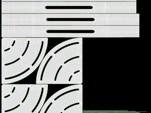 Prateleiras de canto para banheiro 02 Modelo 3D
