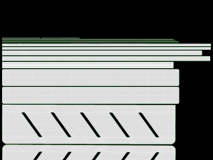 Bathroom shelf with rack and towel Model 3D