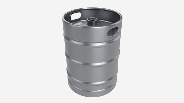 Beer Keg Metal Modèle 3D .c4d .max .obj .3ds .fbx .stl .blend 