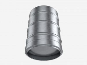 Beer Keg Metal Modèle 3D
