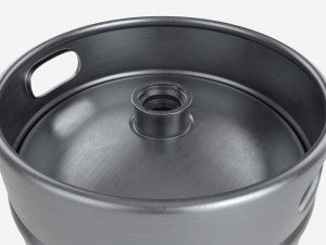 Beer Keg Metal Modèle 3D