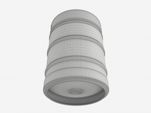 Beer Keg Metal Modèle 3D