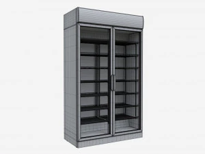 Beverage Cooler Big Double 03 3D Model