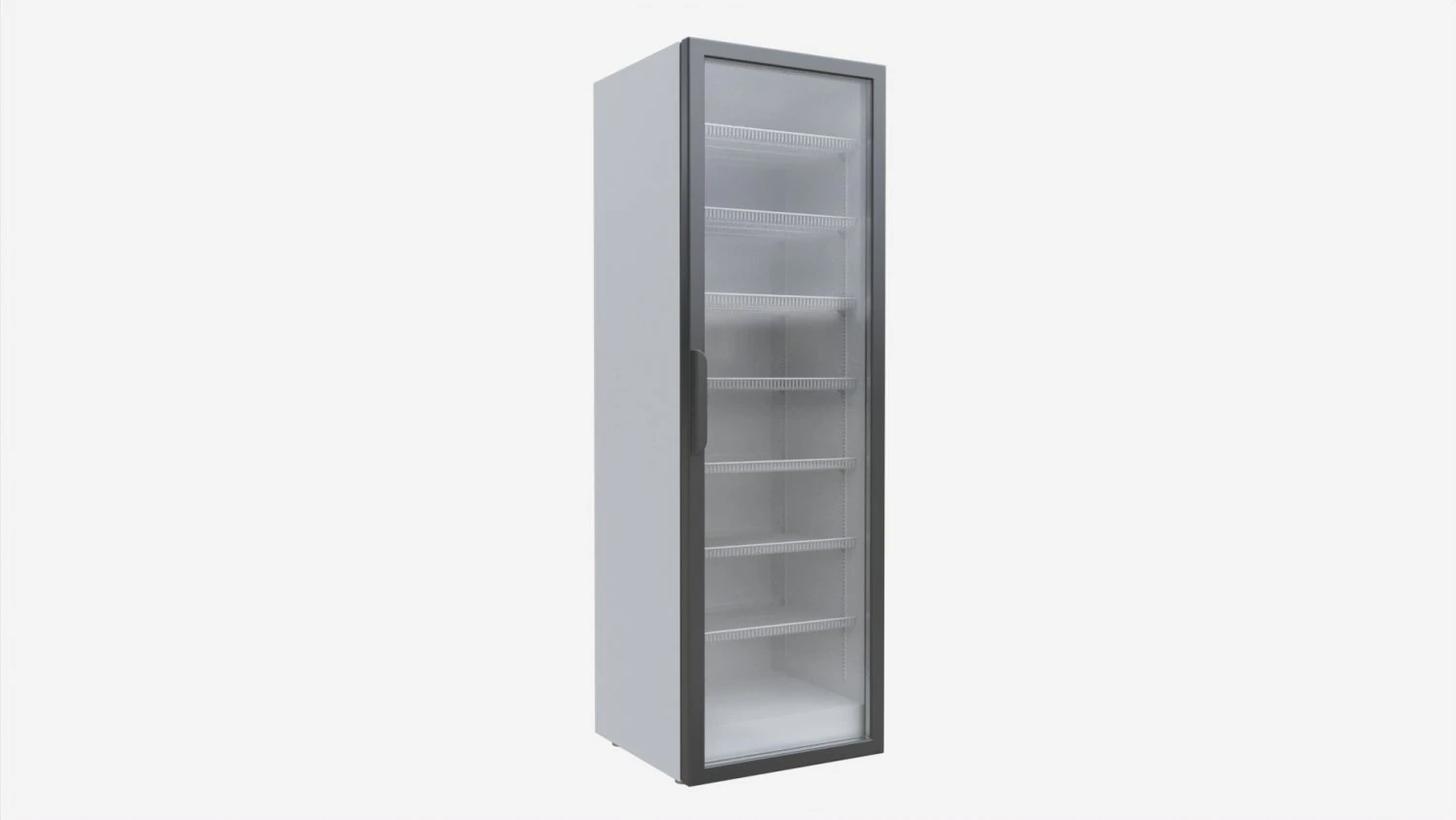 Beverage Cooler Big Single 01 3D Model .c4d .max .obj .3ds .fbx .stl .blend 