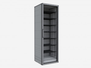 Beverage Cooler Big Single 01 3D Модель