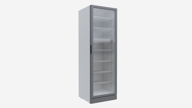 Beverage Cooler Big Single 02 Modello 3D .c4d .max .obj .3ds .fbx .stl .blend 