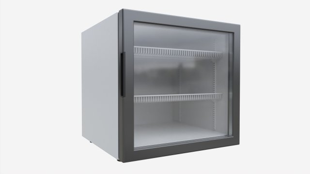 Beverage Cooler Small 3D Model .c4d .max .obj .3ds .fbx .stl .blend 