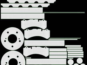 Brake disk with caliper 3D 模型