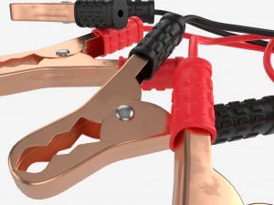Car Battery Jumpers 3D Model