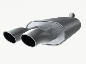 Car Exhaust Pipe 3D Model