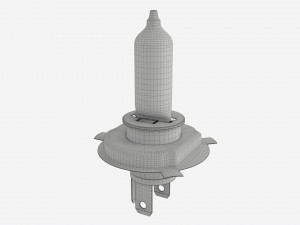 Car Headlight Lamp 3D Model