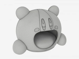 Nido morbido e caldo per cani e gatti Modello 3D