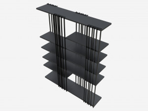 Cattelan Italia Arsenal Design Modular Bookcase 3D Model