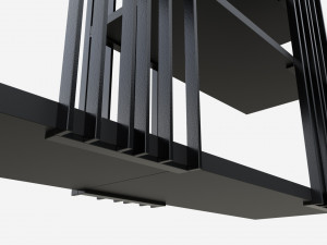 Cattelan Italia Arsenal Design Modular Bookcase 3D Model