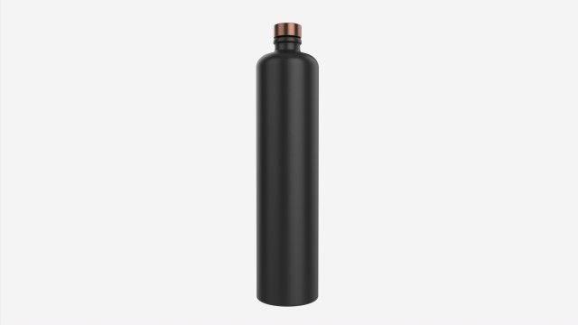 Ceramic Drink Bottle Mockup 3D Model .c4d .max .obj .3ds .fbx .stl .blend 