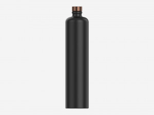 Ceramic Drink Bottle Mockup 3D Model