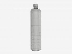 Ceramic Drink Bottle Mockup 3D Model