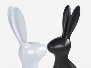 Ceramic Hare Figurines 3D Model