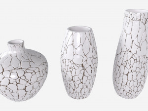 Ceramic Vases 3-set 01 3D Model