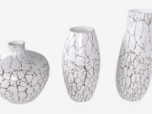 Ceramic Vases 3-set 01 3D Model