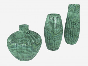 Ceramic Vases 3-set 02 3D Model