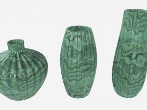 Ceramic Vases 3-set 02 3D Model