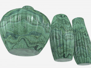 Ceramic Vases 3-set 02 3D Model