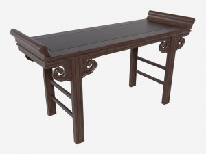 Chinese Low Tea Table Modelo 3D