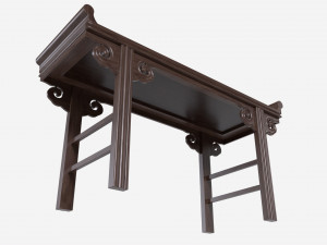 Chinese Low Tea Table 3D मॉडल