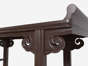 Chinese Low Tea Table 3D मॉडल