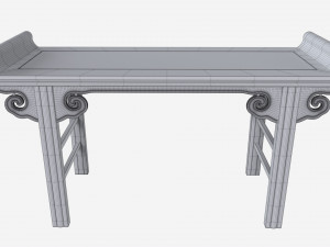 Chinese Low Tea Table 3D मॉडल